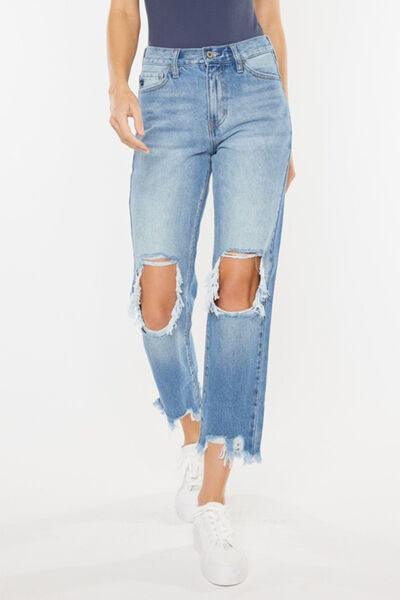 Mid Rise Flare Jeans- Doss Dollz