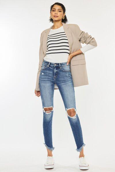 Mid Rise Flare Jeans- Doss Dollz