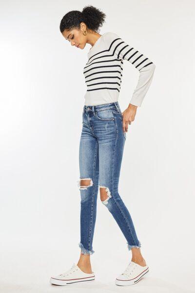 Mid Rise Flare Jeans- Doss Dollz