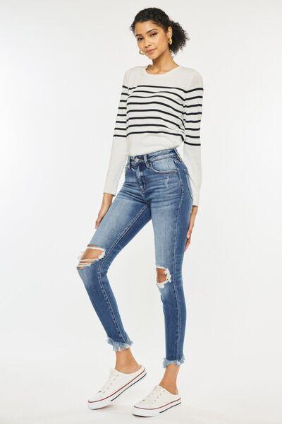 Mid Rise Flare Jeans- Doss Dollz