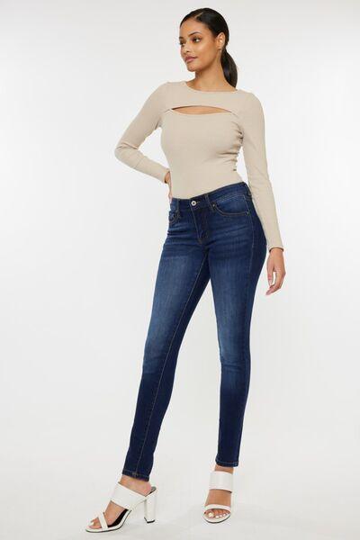 Mid Rise Flare Jeans- Doss Dollz