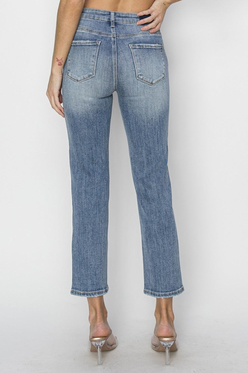 Mid Rise Flare Jeans- Doss Dollz