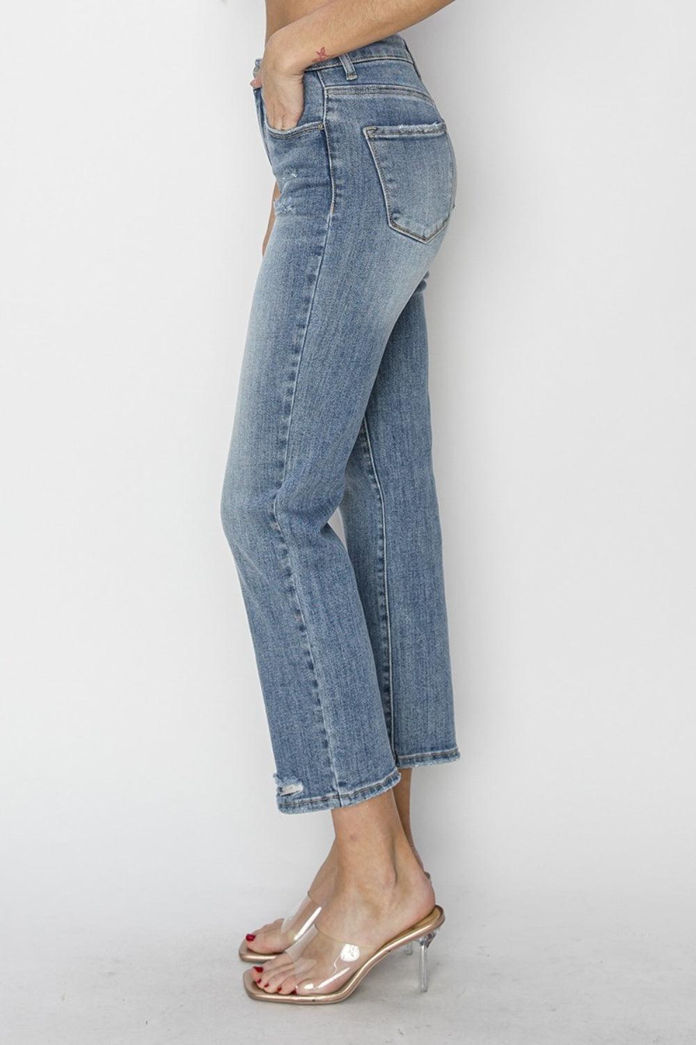 Mid Rise Flare Jeans- Doss Dollz