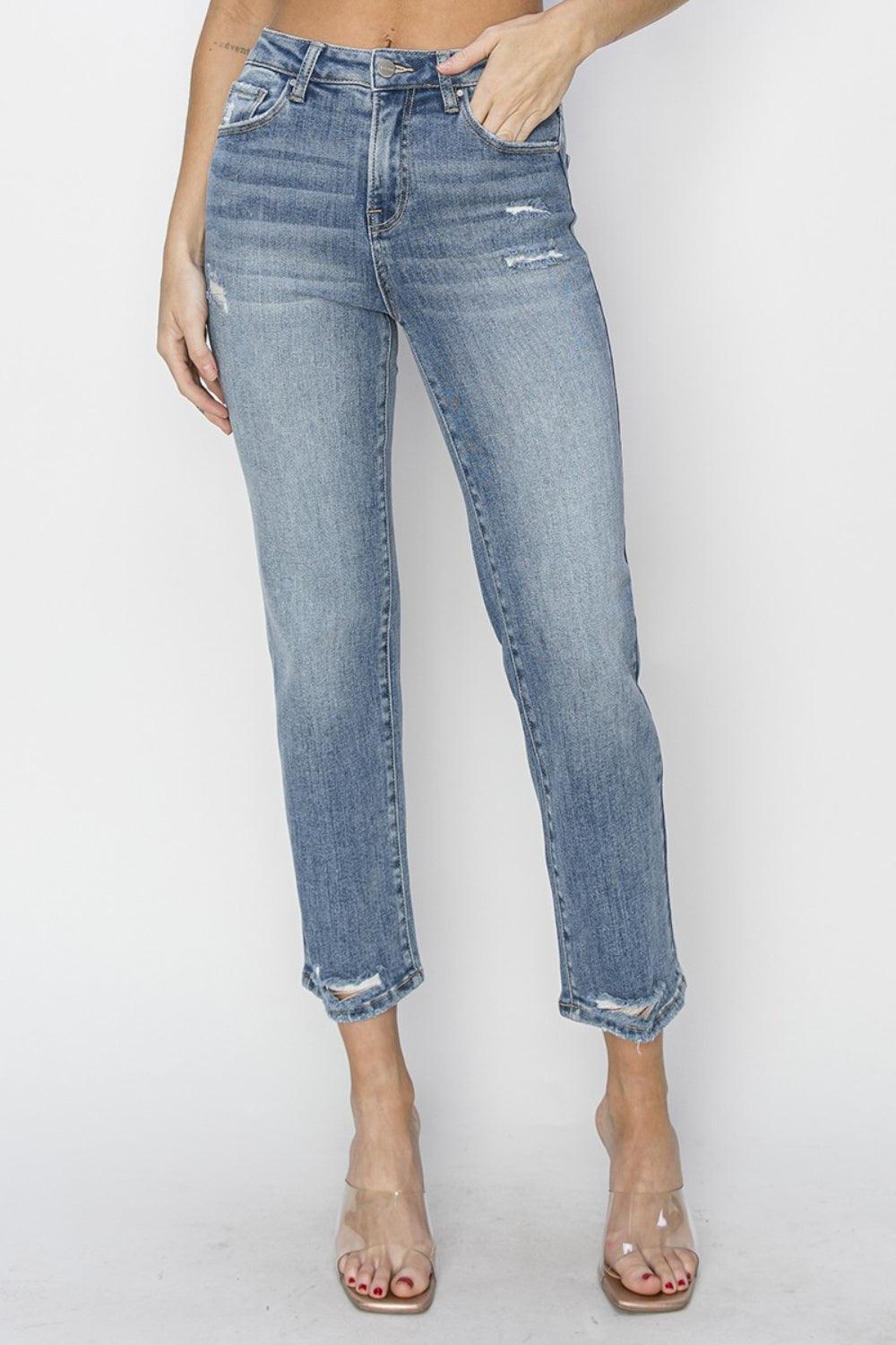 Mid Rise Flare Jeans- Doss Dollz