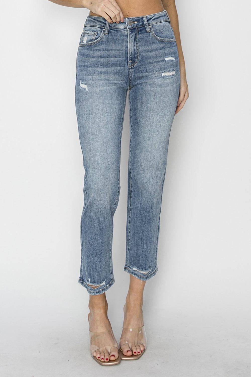 Mid Rise Flare Jeans- Doss Dollz